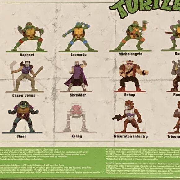 Teenage Mutant Ninja Turtles Nano Metal 18-Pack Series 1 Die-cast Figures New - Picture 5 of 6